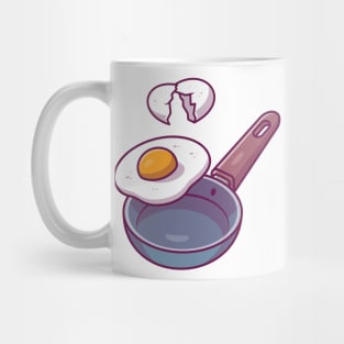 Frying pan and egg fried Mug